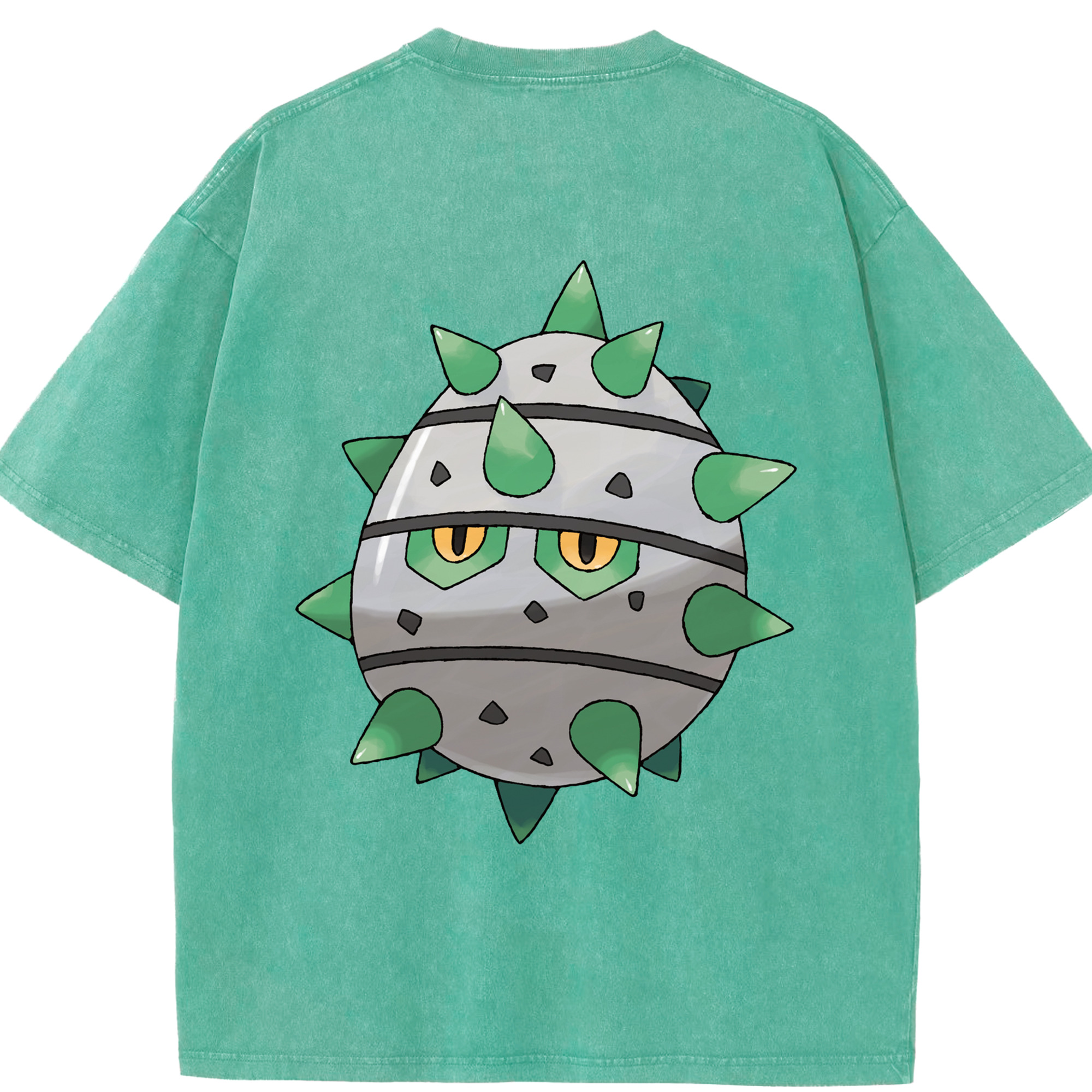 （画像用） ポケットモンスター Pokémon 綿100% ヴィンテージ風 半袖Tシャツ（背面プリント）